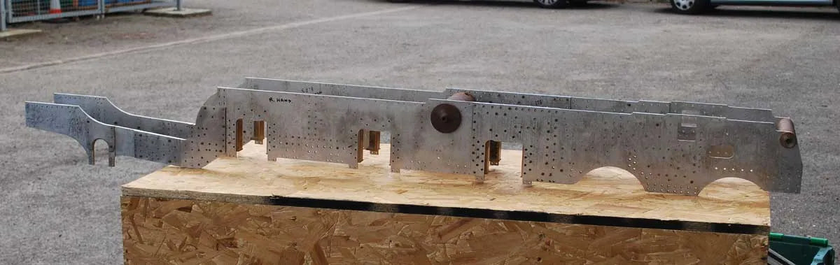 7 1/4 inch gauge A1 chassis with set works drawings