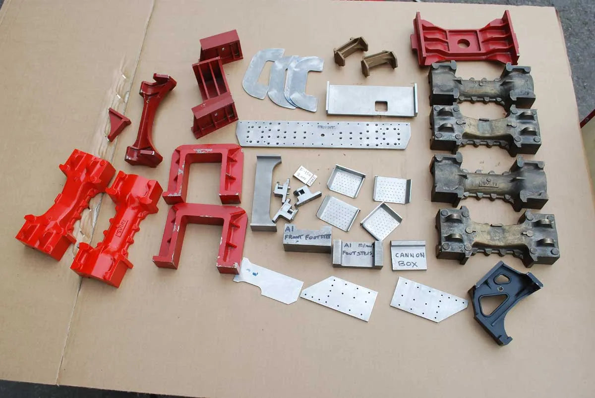 7 1/4 inch gauge A1 chassis with set works drawings