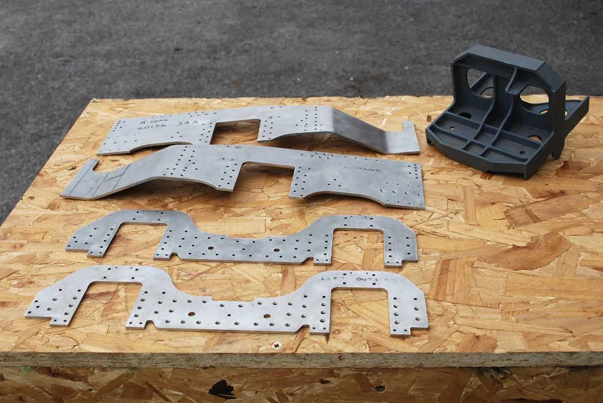 7 1/4 inch gauge A1 chassis with set works drawings