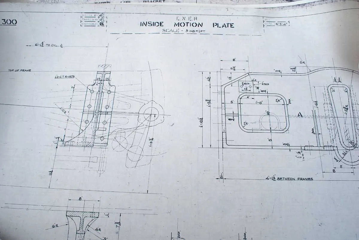 7 1/4 inch gauge A1 chassis with set works drawings