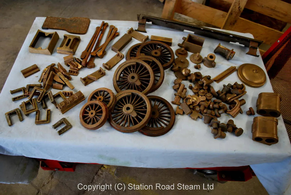 3 1/2 inch gauge GWR Hall castings