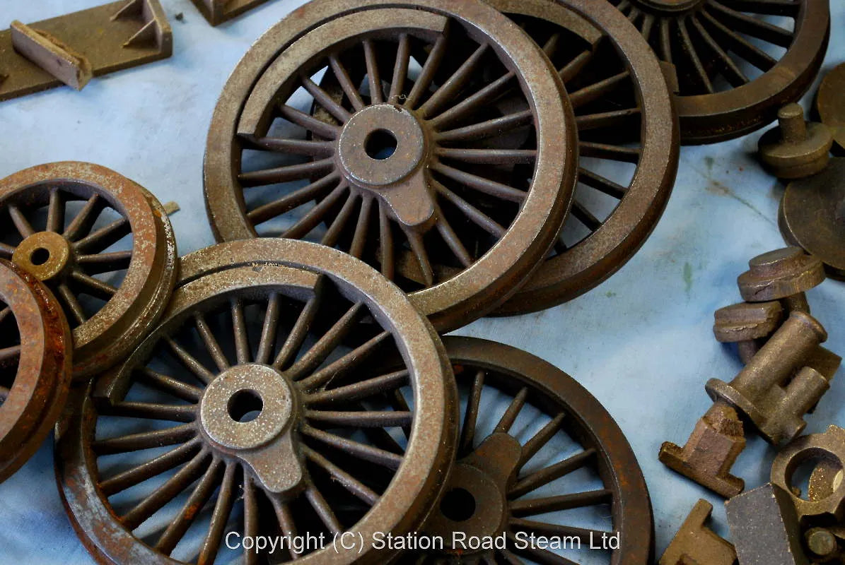 3 1/2 inch gauge GWR Hall castings