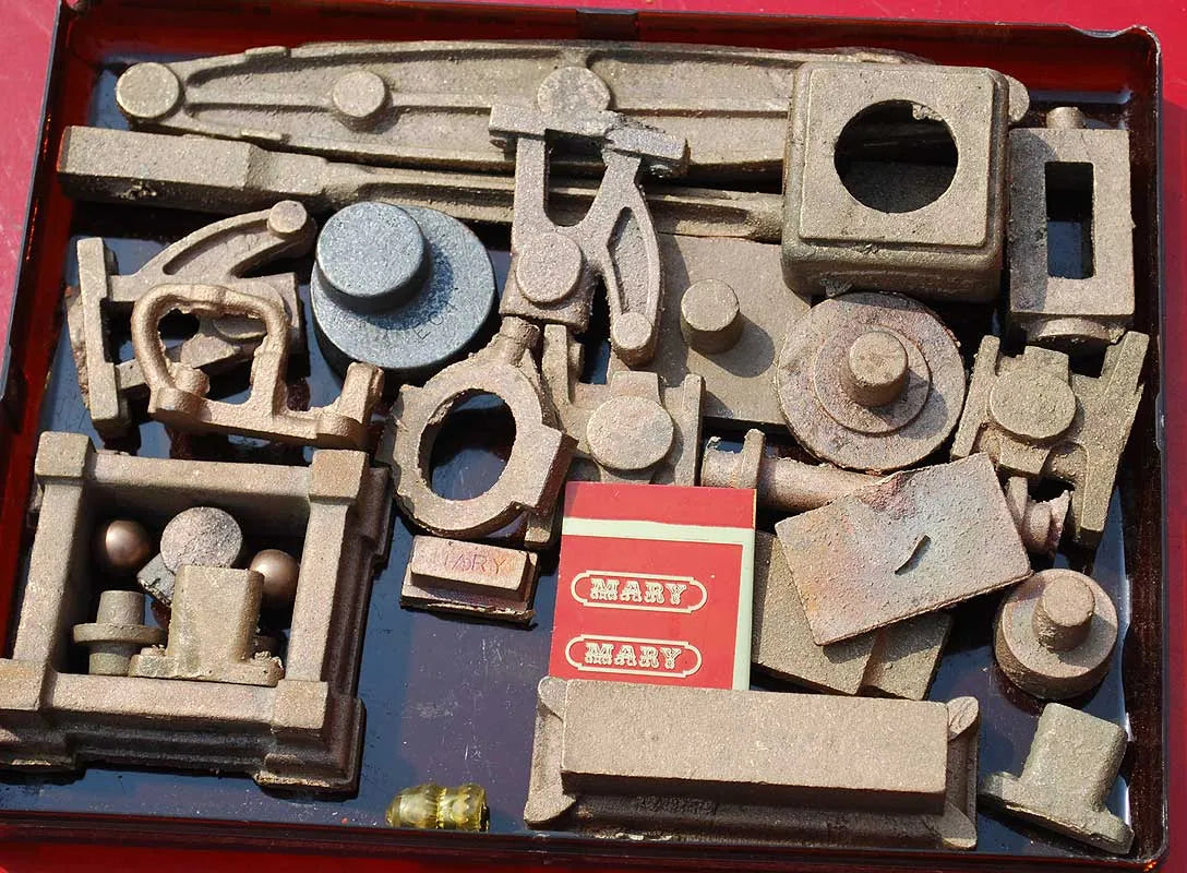 Set "Mary" beam engine castings
