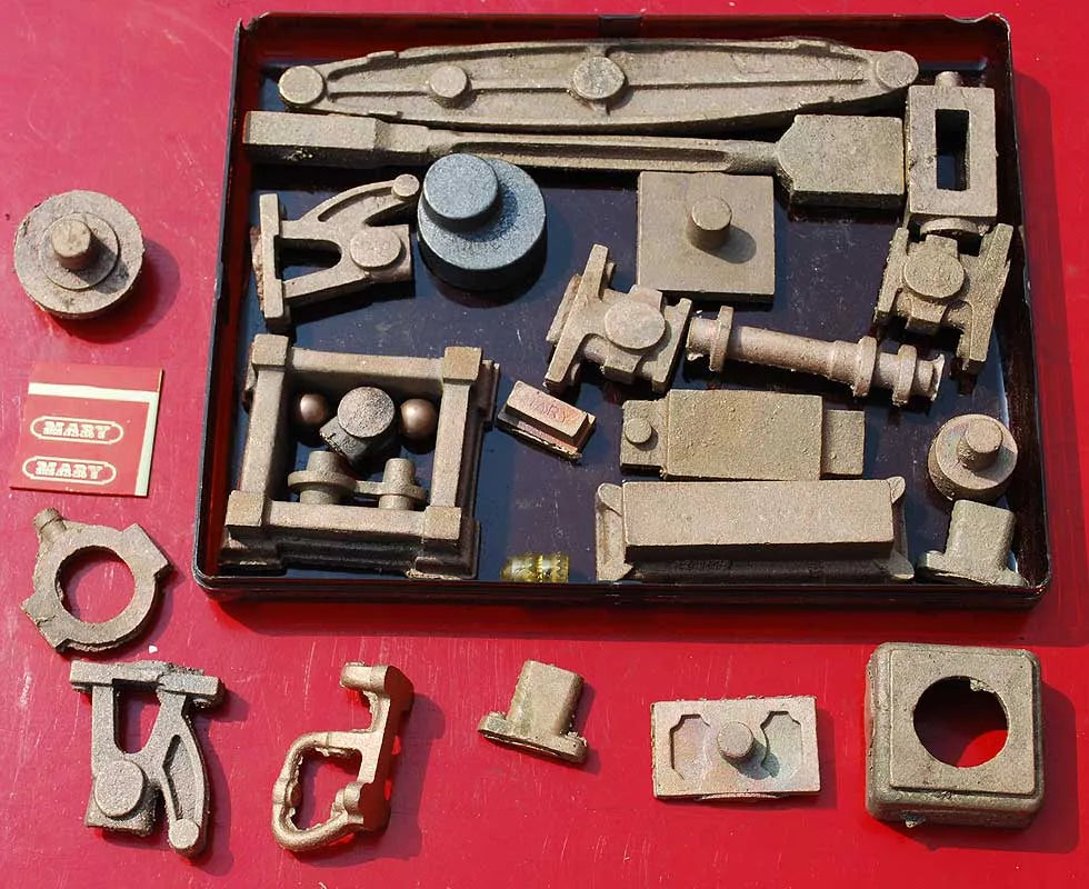 Set "Mary" beam engine castings