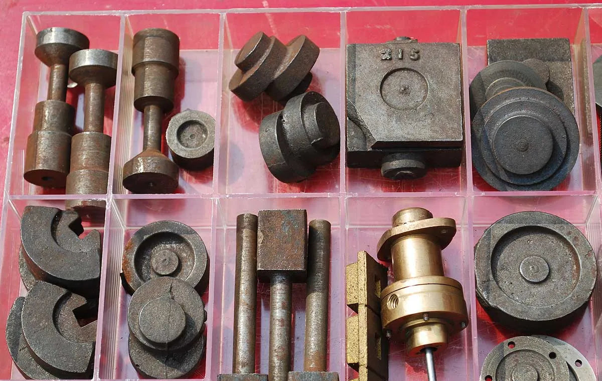 Part-machined Stuart Turner triple expansion engine