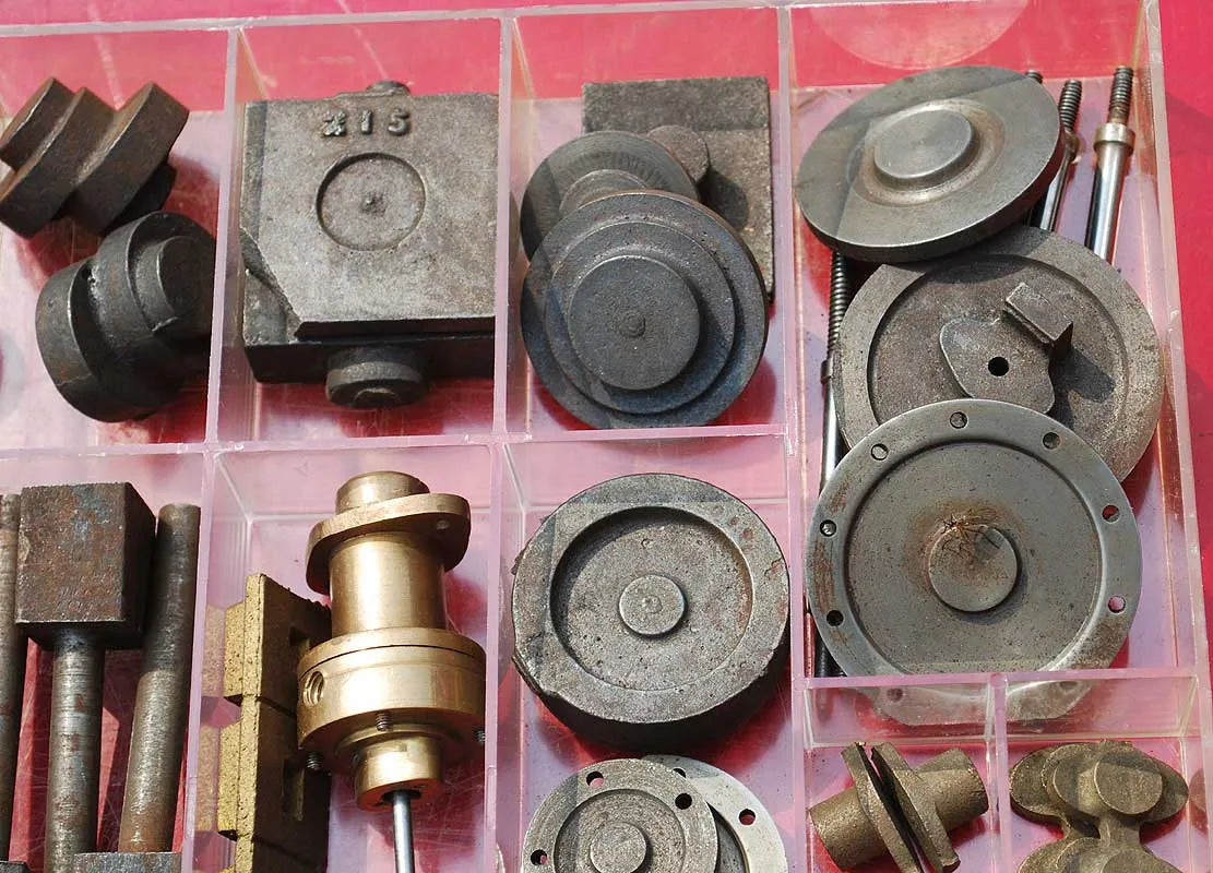 Part-machined Stuart Turner triple expansion engine