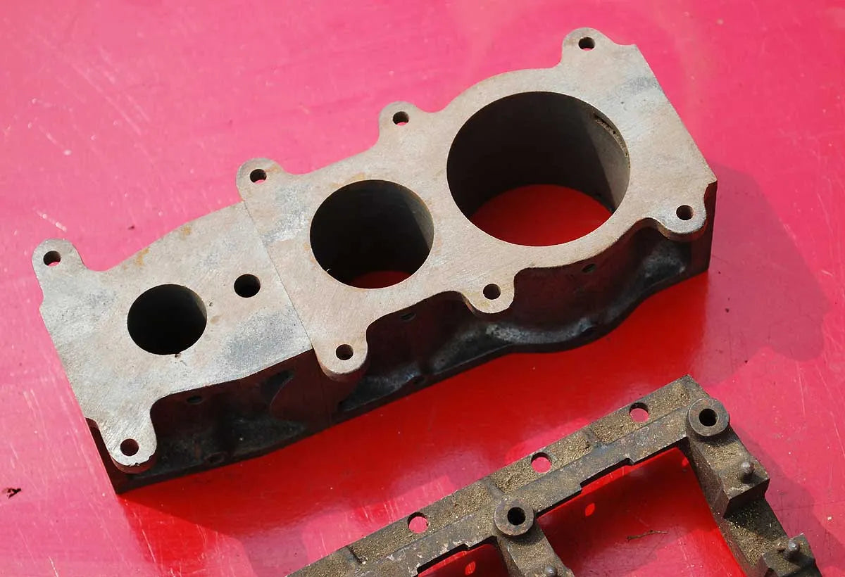 Part-machined Stuart Turner triple expansion engine