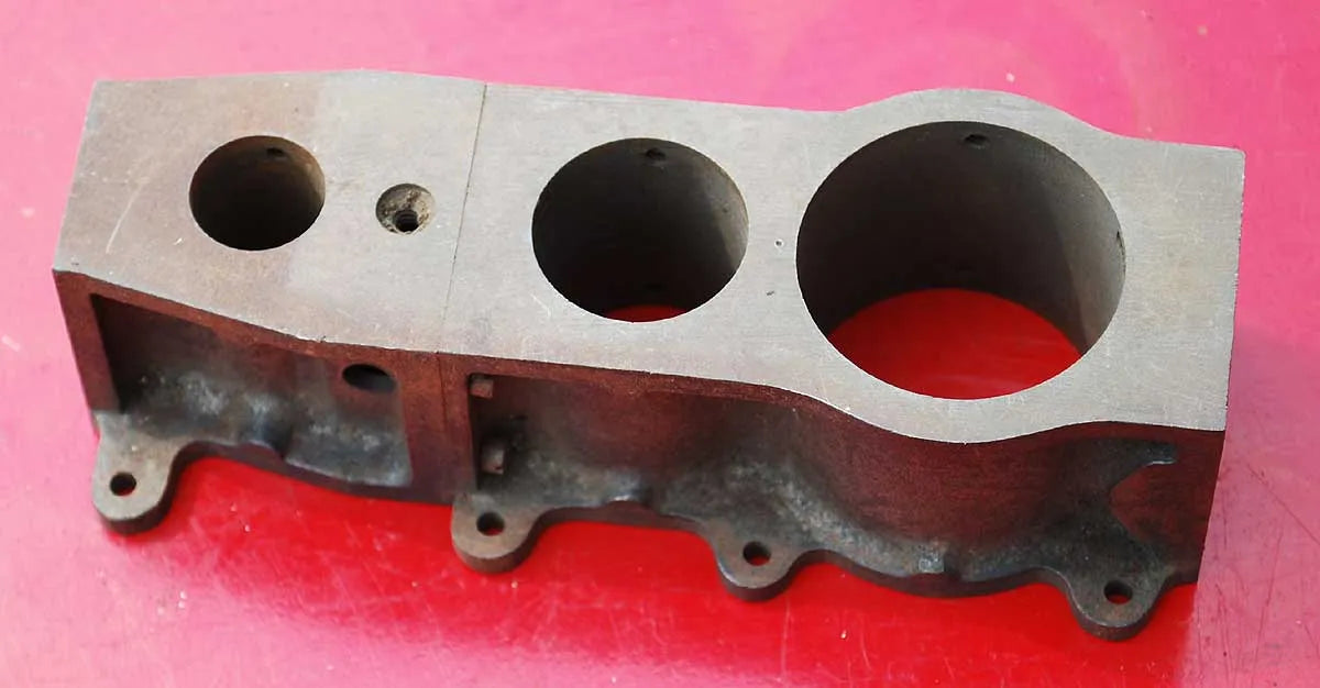 Part-machined Stuart Turner triple expansion engine