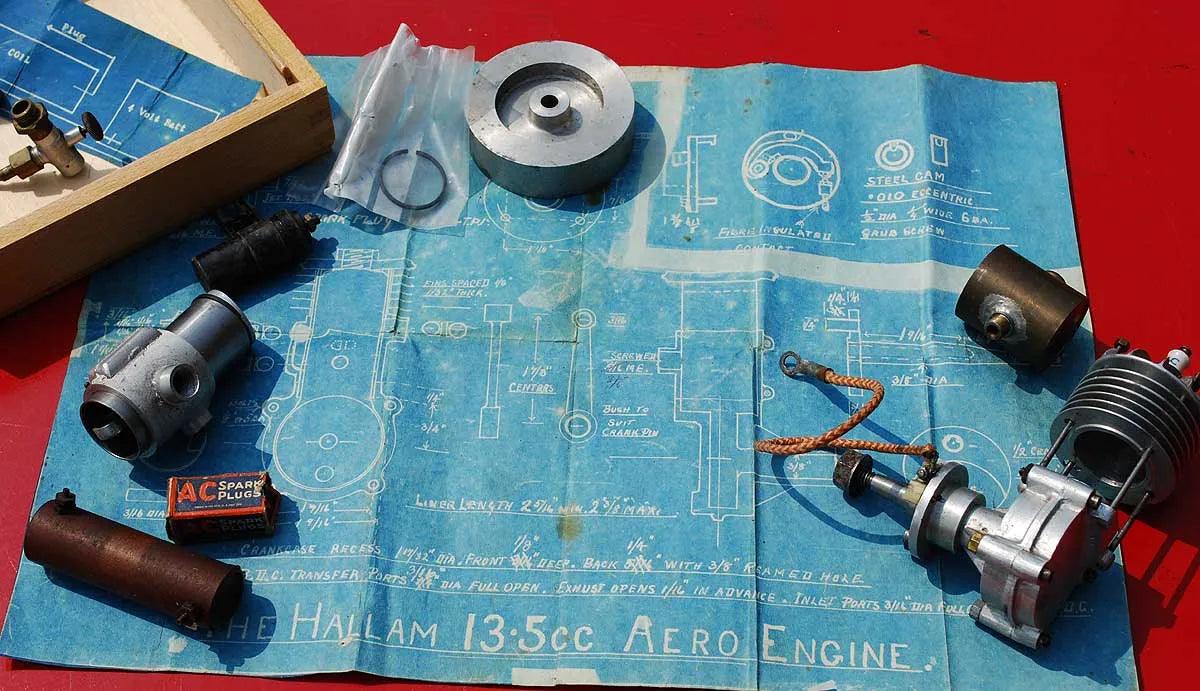 "Hallam" 13.5cc two stroke engine