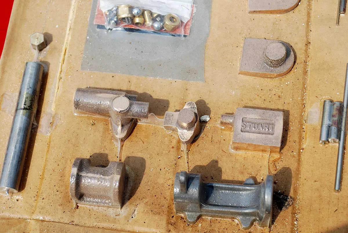 Set unopened Stuart steam pump castings
