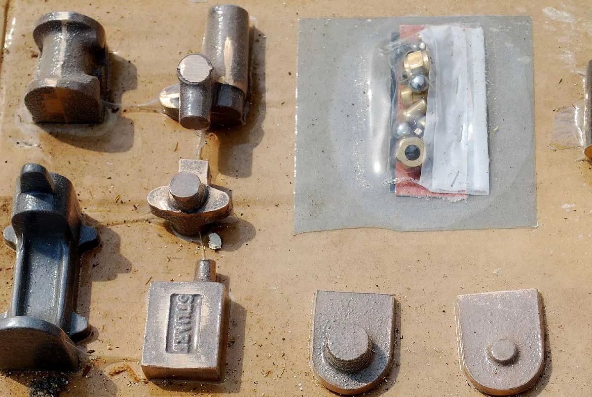 Set unopened Stuart steam pump castings