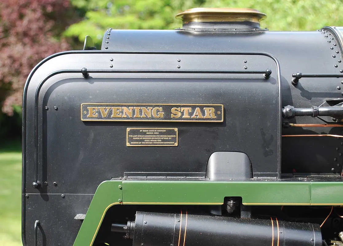 7 1/4 inch gauge BR 9F "Evening Star"