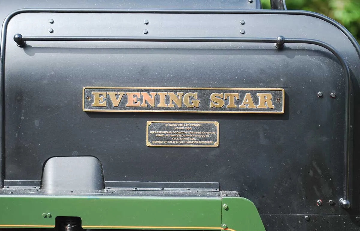 7 1/4 inch gauge BR 9F "Evening Star"