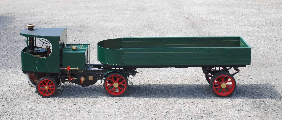 2 inch scale Clayton steam wagon