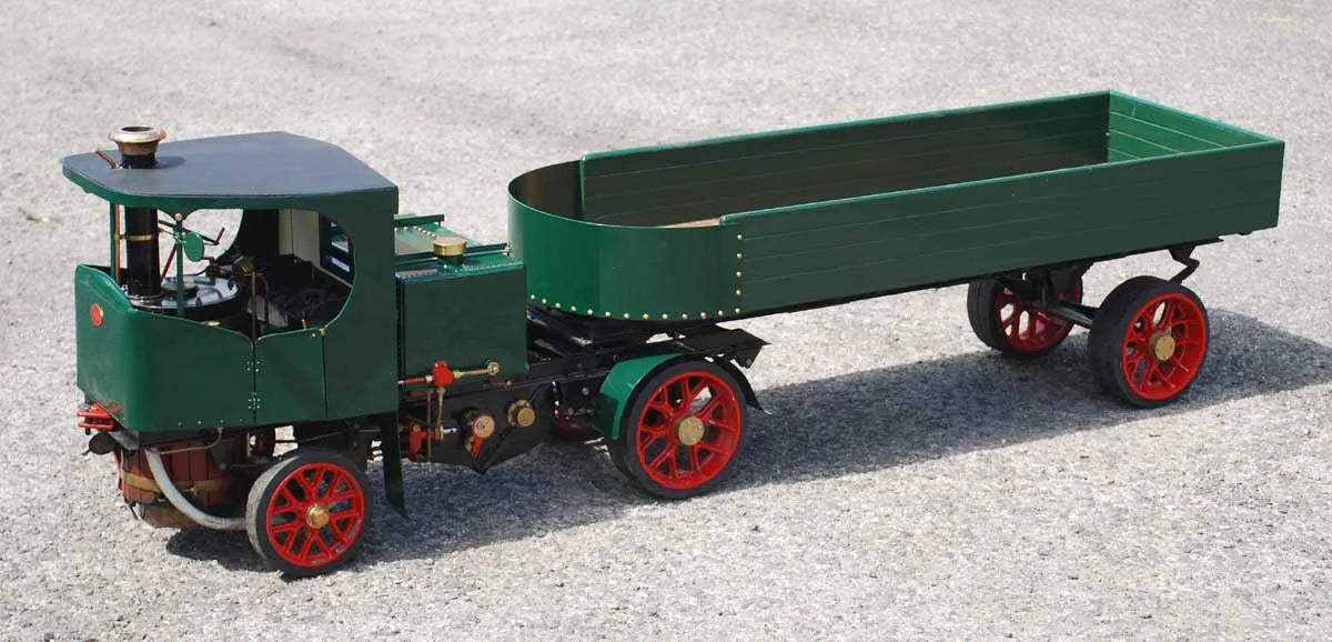 2 inch scale Clayton steam wagon