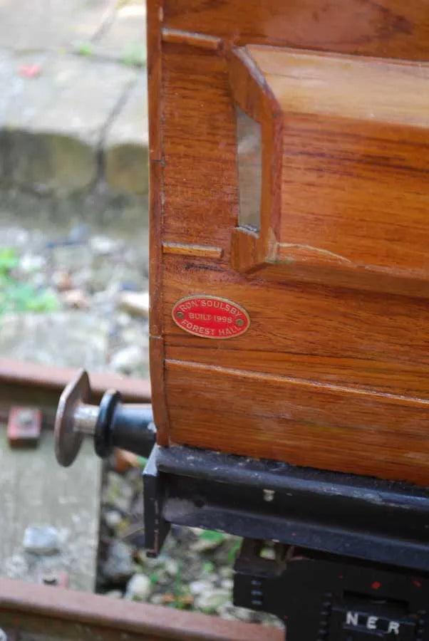 7 1/4 inch gauge teak coach