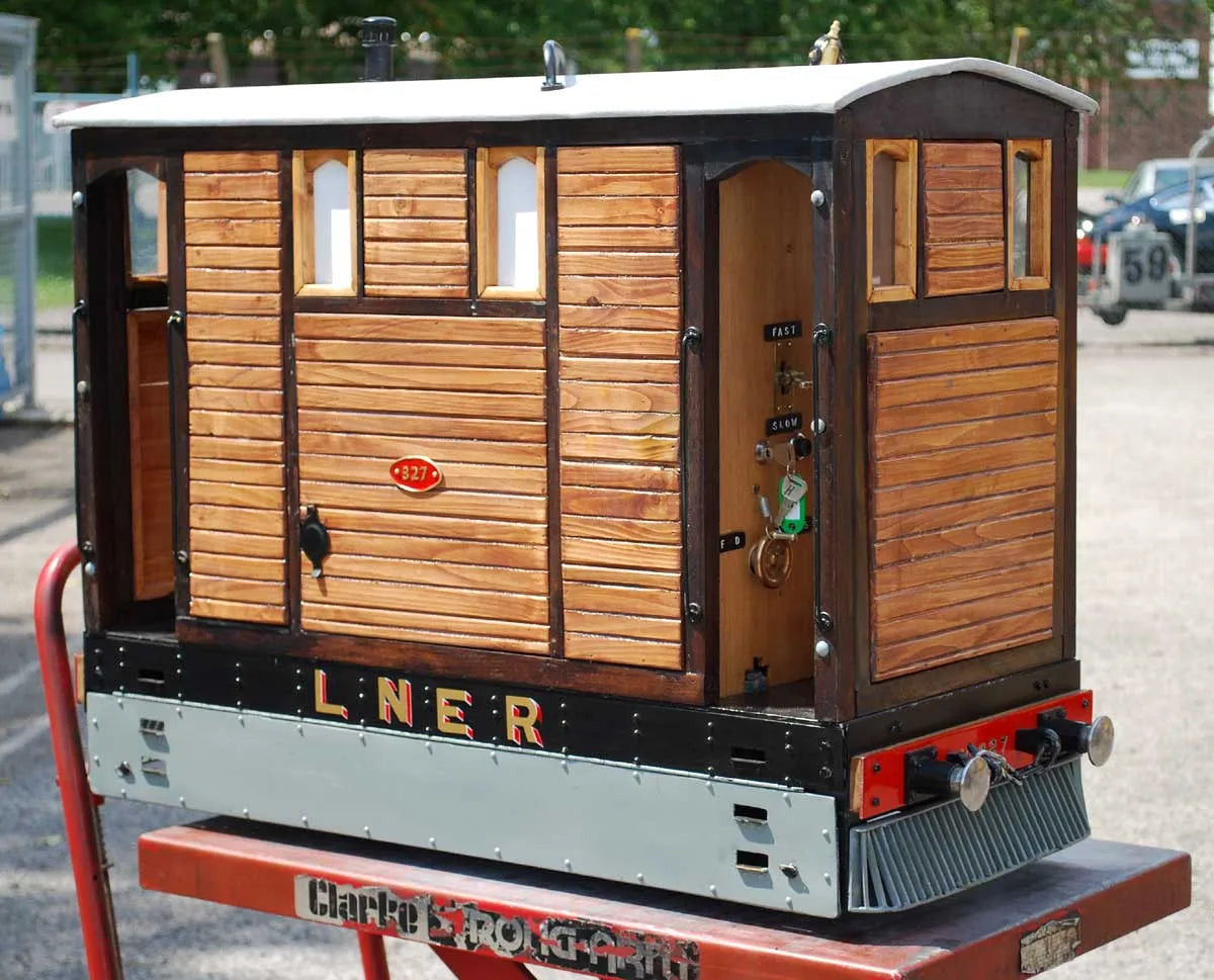 7 1/4 inch gauge LNER petrol-hydraulic tram