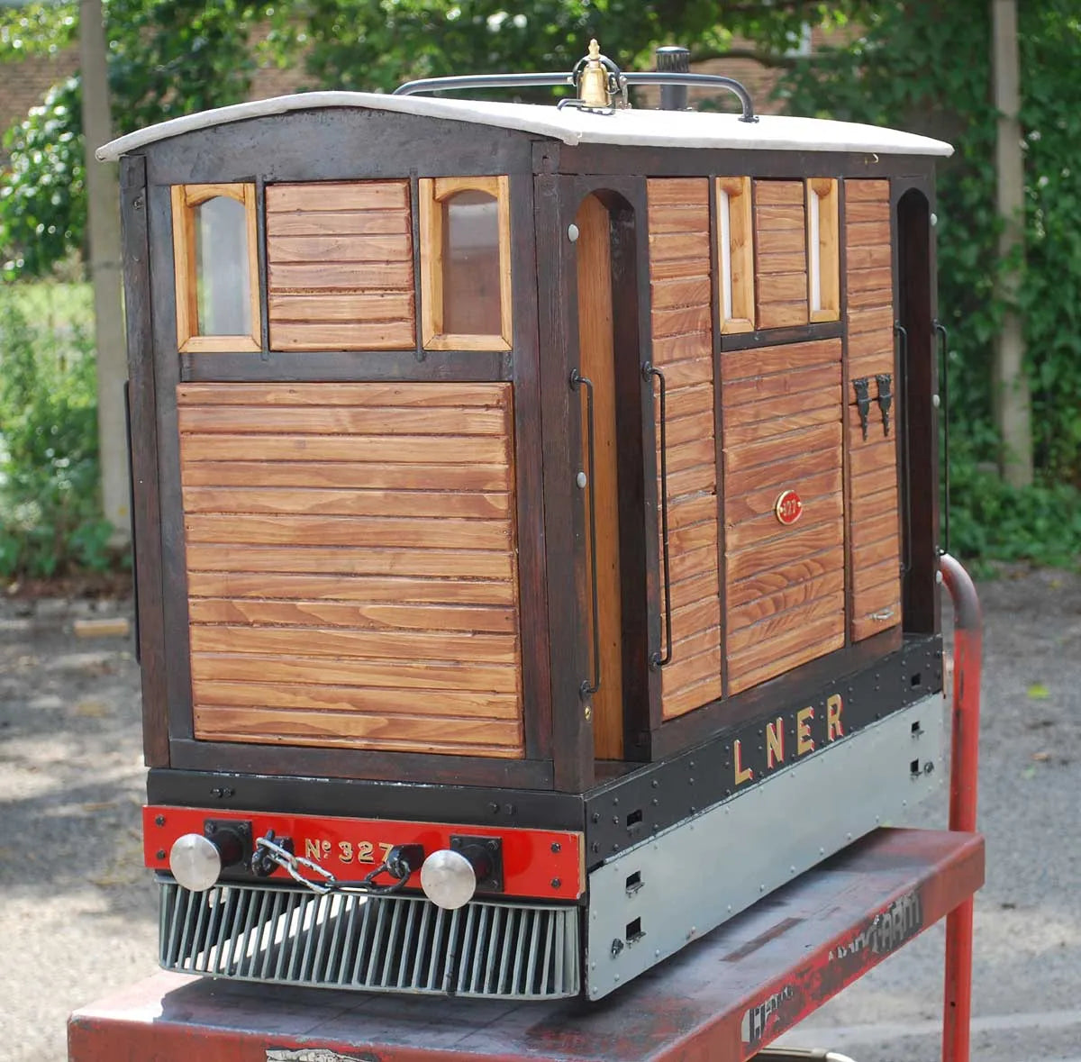 7 1/4 inch gauge LNER petrol-hydraulic tram