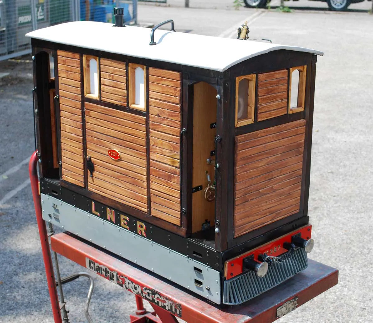 7 1/4 inch gauge LNER petrol-hydraulic tram