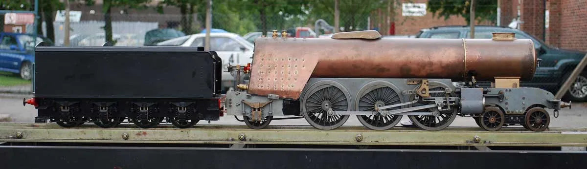 Part-built 3 1/2 inch gauge  "Hielan Lassie"