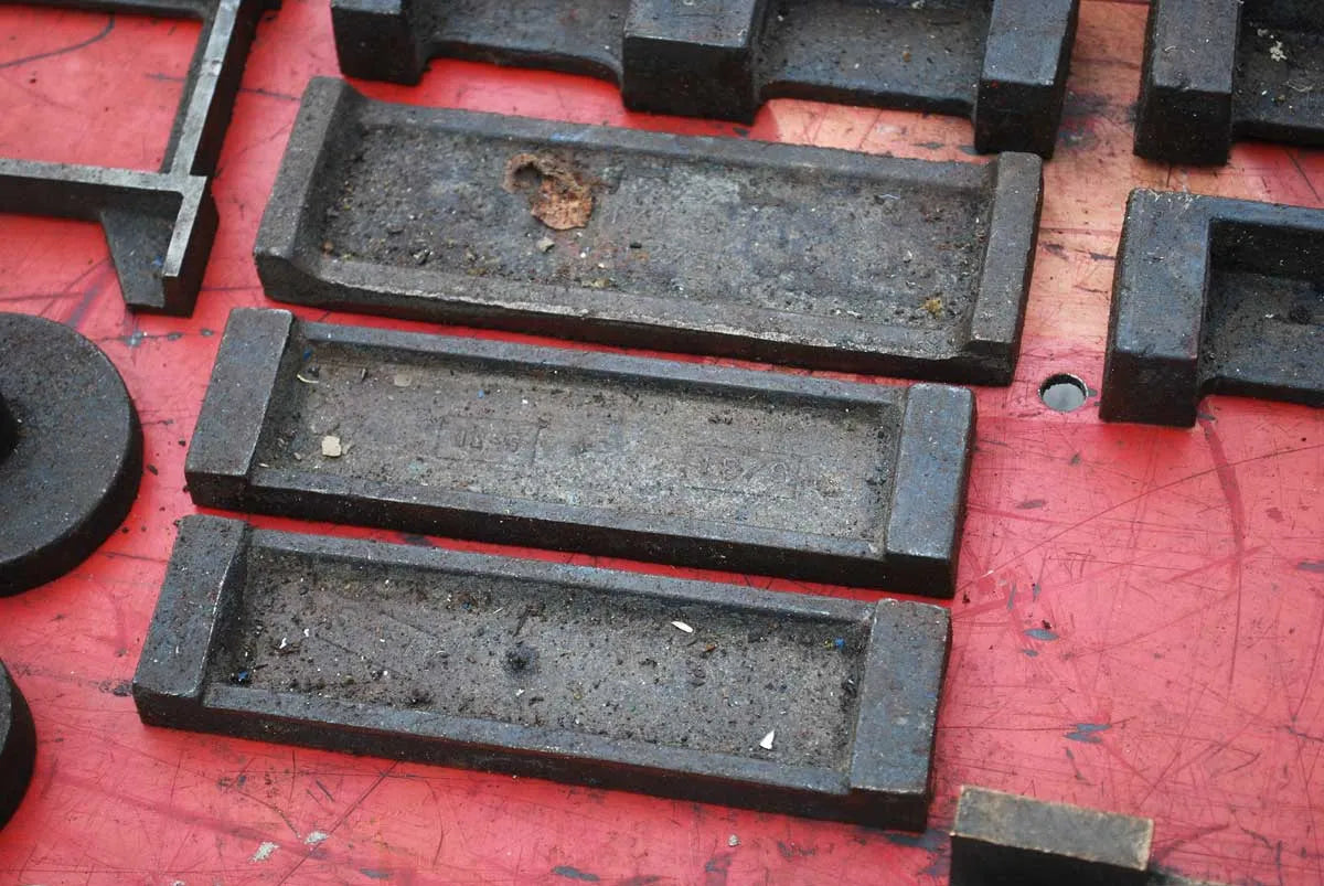 Box of castings etc