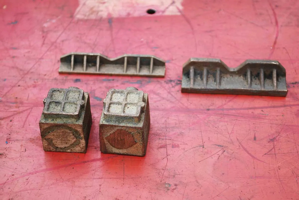 Box of castings etc