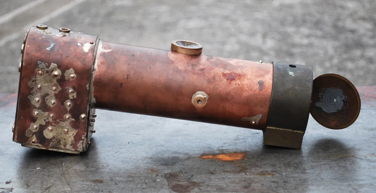 3 1/2 inch gauge round-top boiler