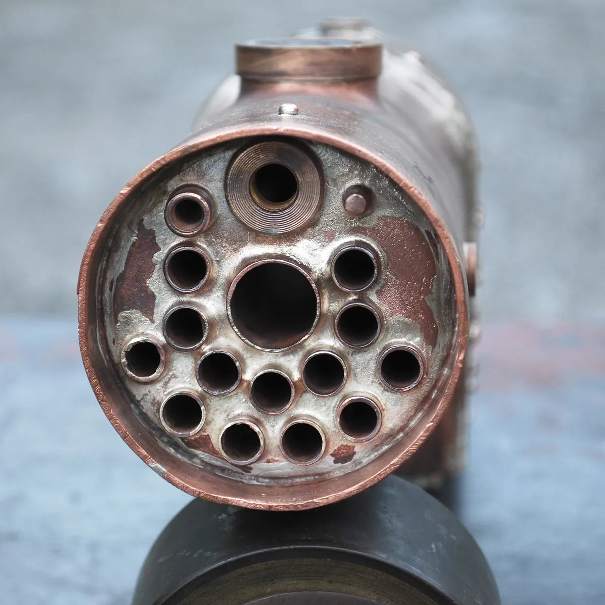 3 1/2 inch gauge round-top boiler