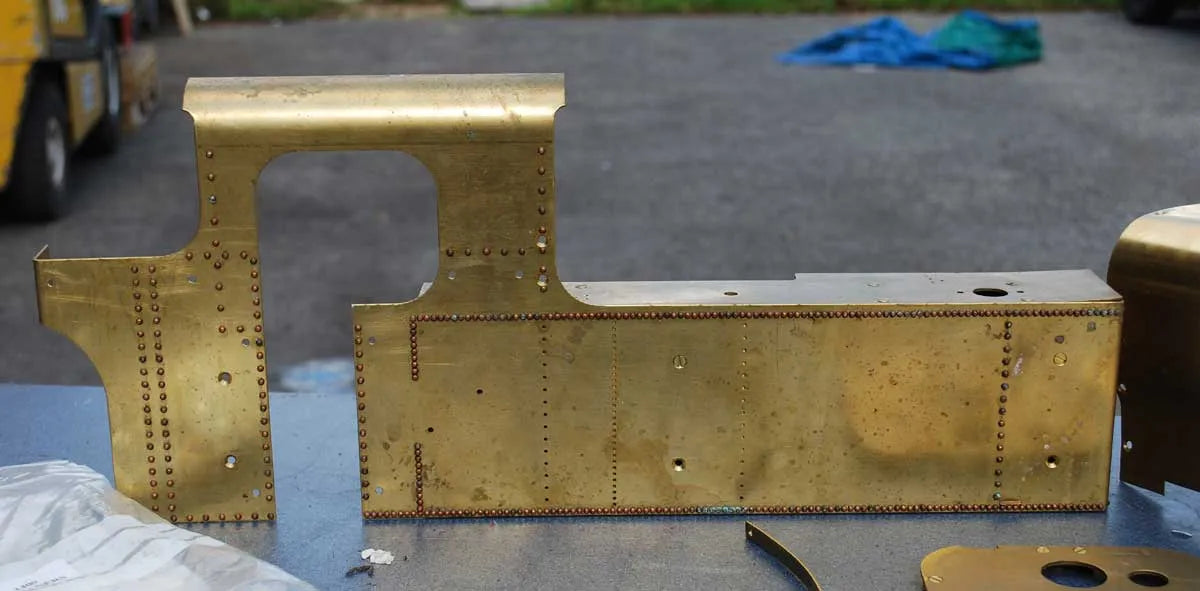 Part-built 5 inch gauge GWR 14xx