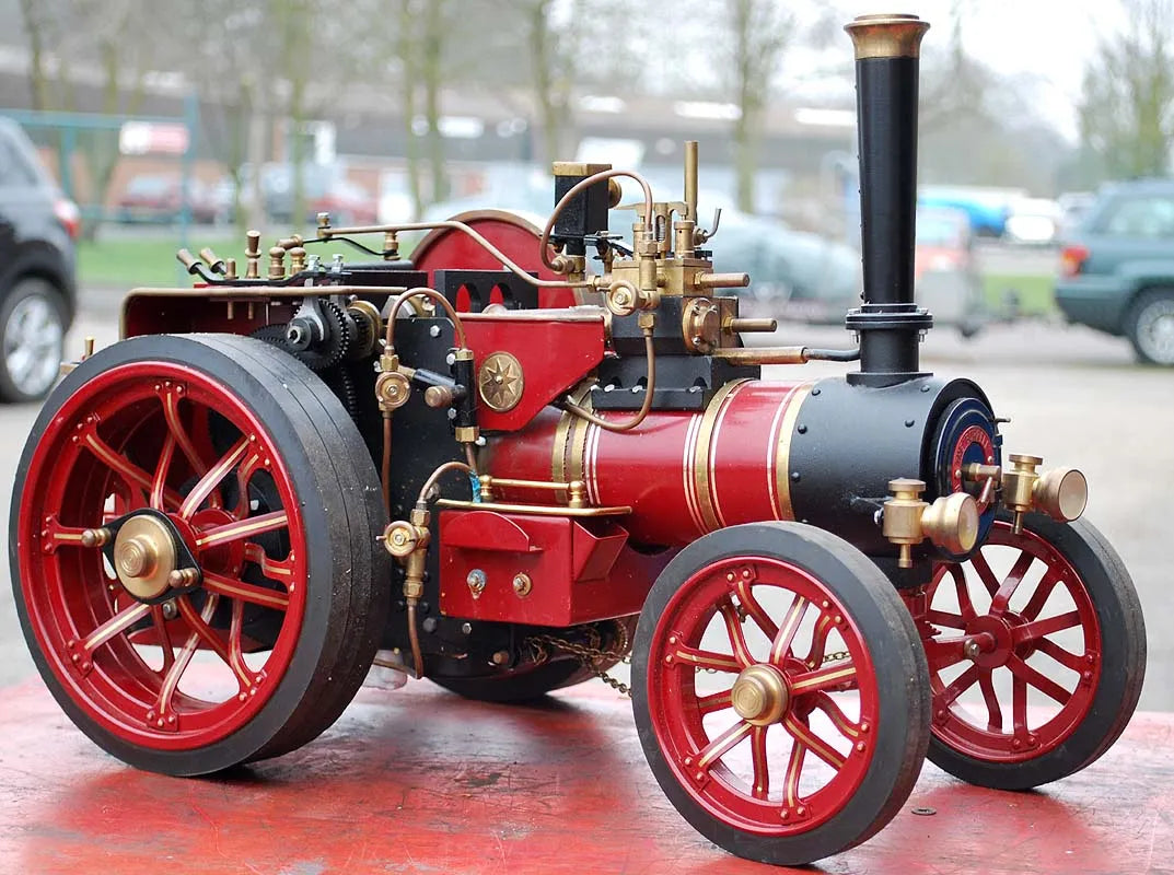 Markie gas-fired road locomotive