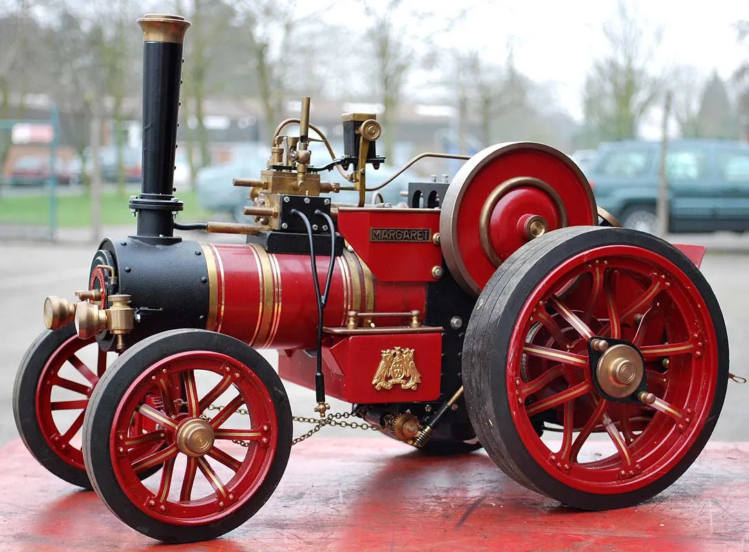 Markie gas-fired road locomotive
