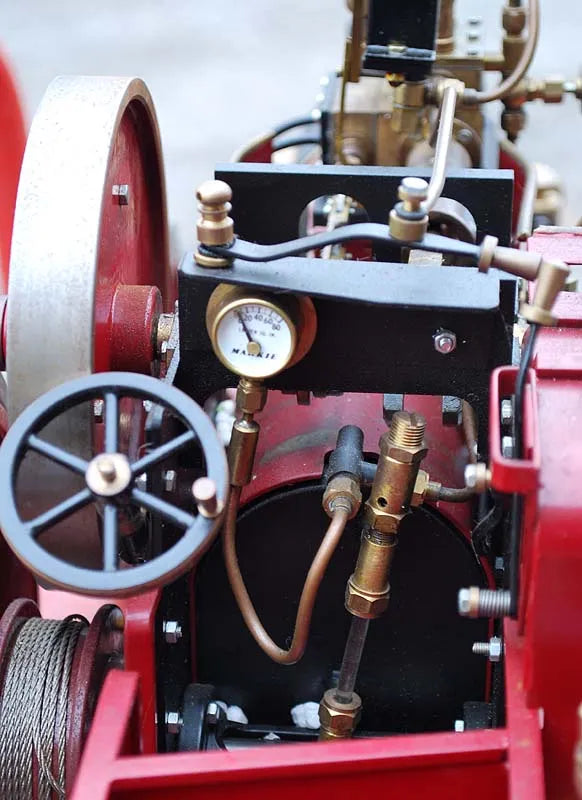 Markie gas-fired road locomotive