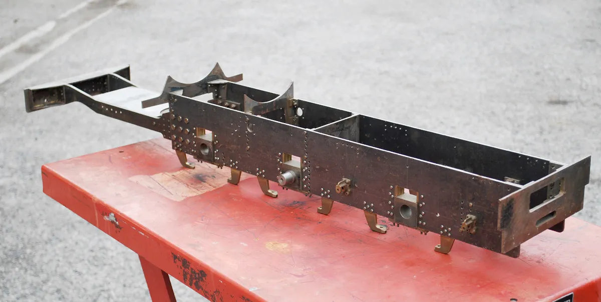 5 inch gauge GWR King frames & driving wheel castings