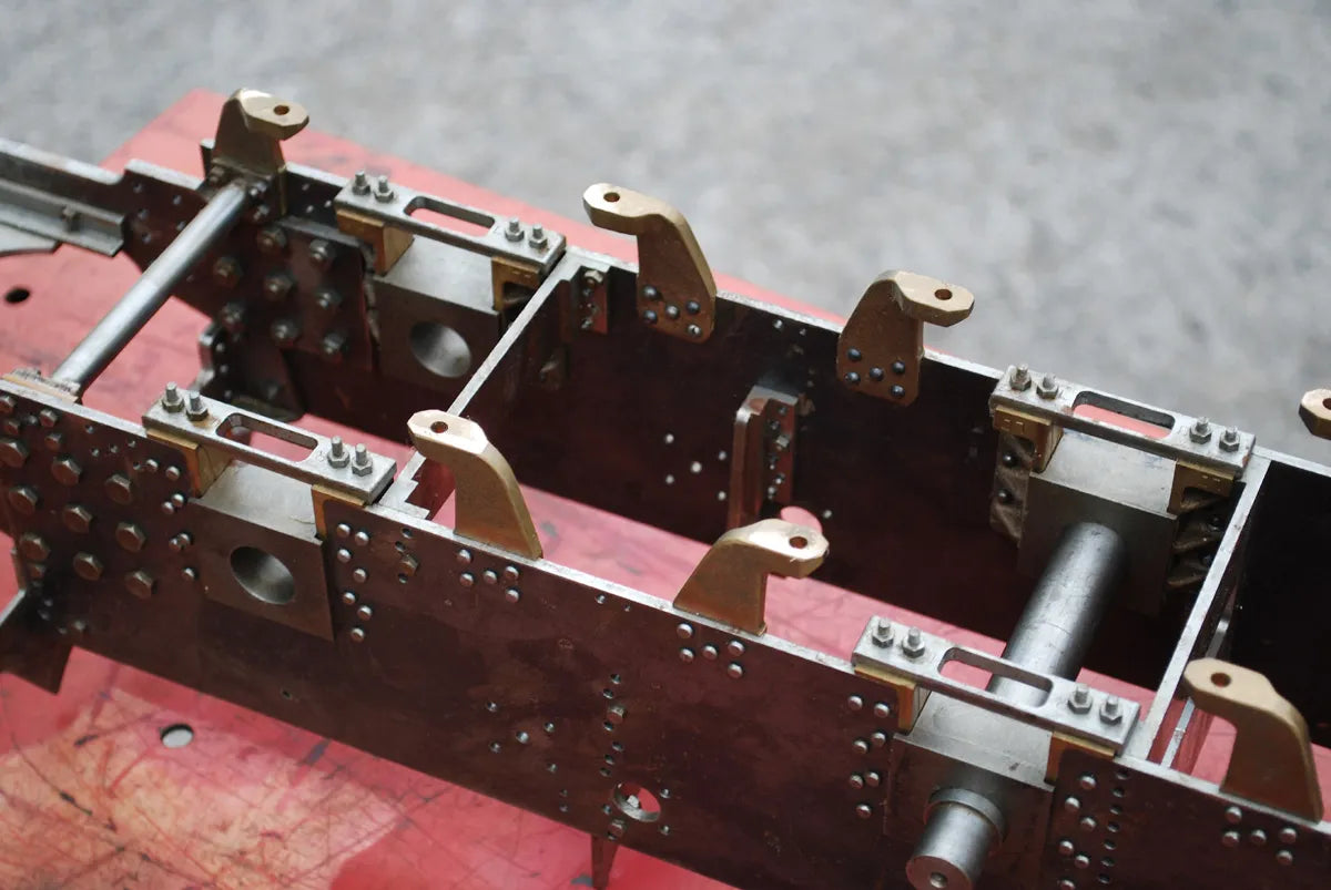 5 inch gauge GWR King frames & driving wheel castings
