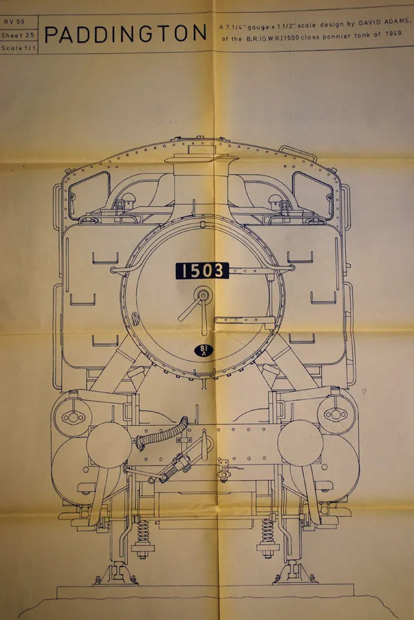 7 1/4 inch gauge part-built GWR 15xx