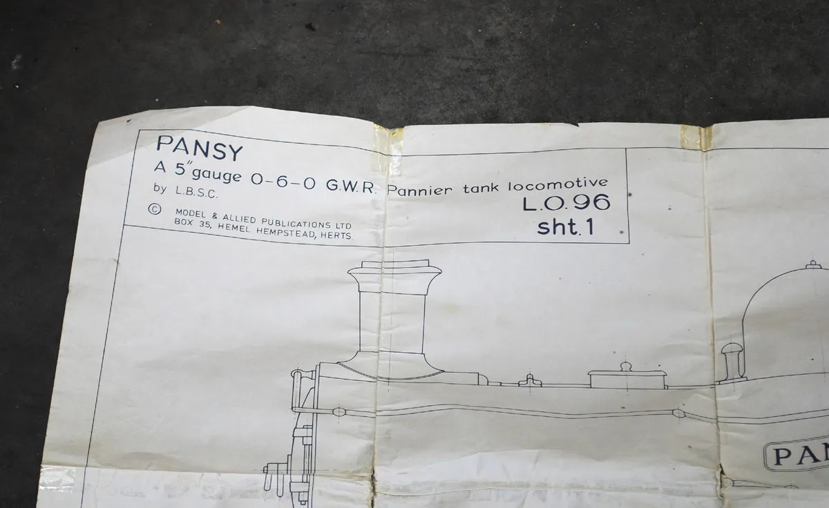 5 inch gauge part-built Pansy