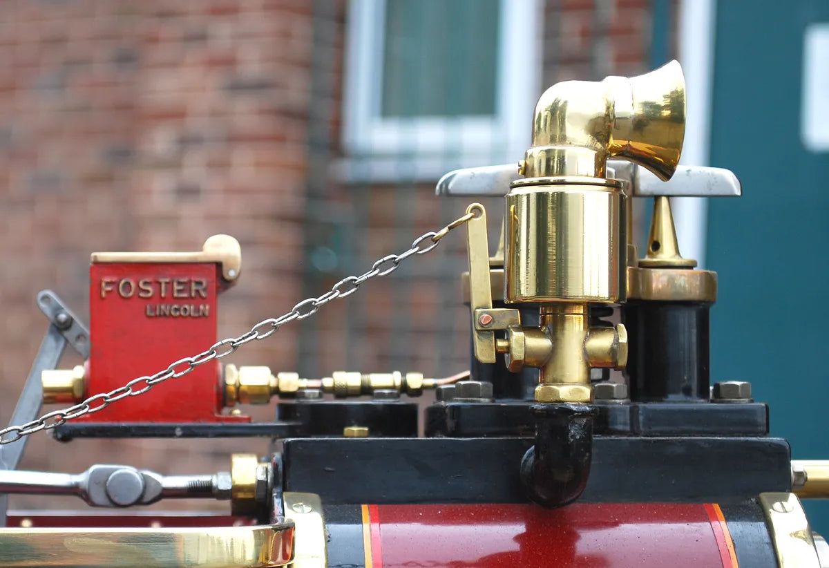 6 inch scale Ruston Proctor tractor with trailer