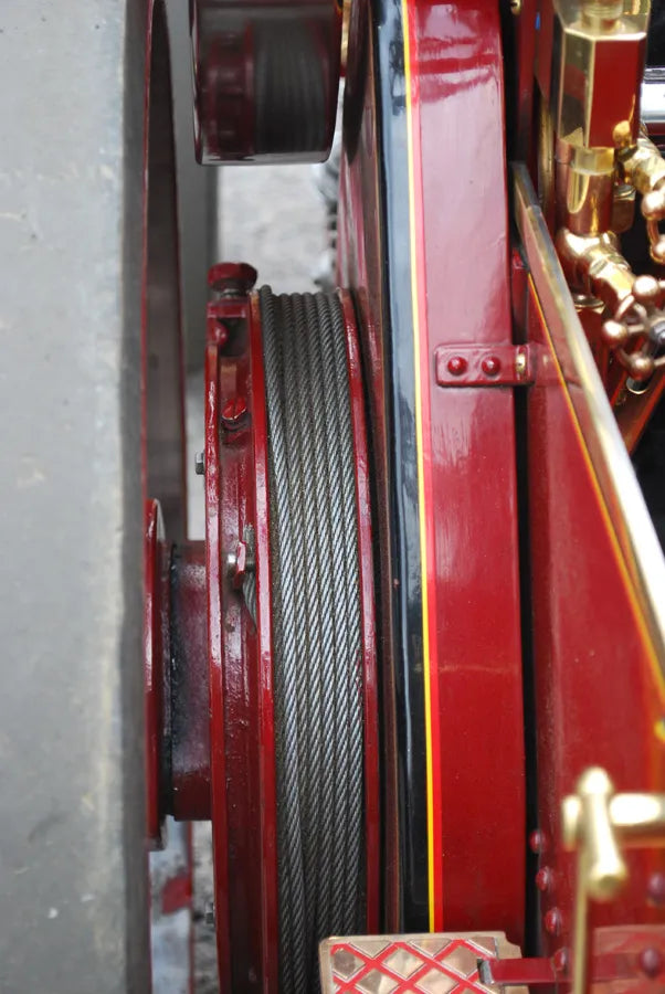 6 inch scale Ruston Proctor tractor with trailer