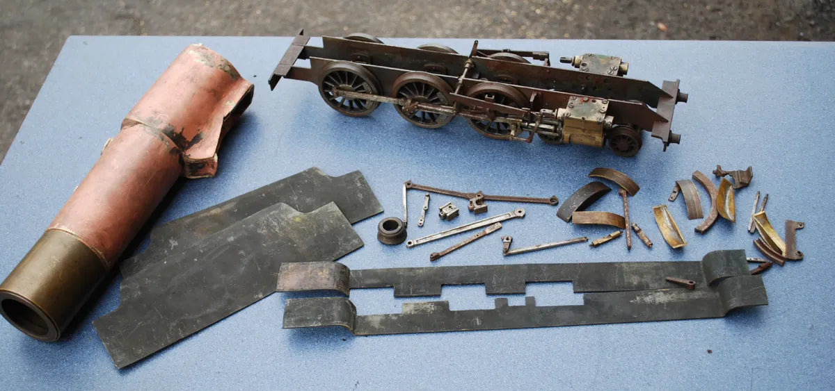 Gauge 1 part-built 4-6-0