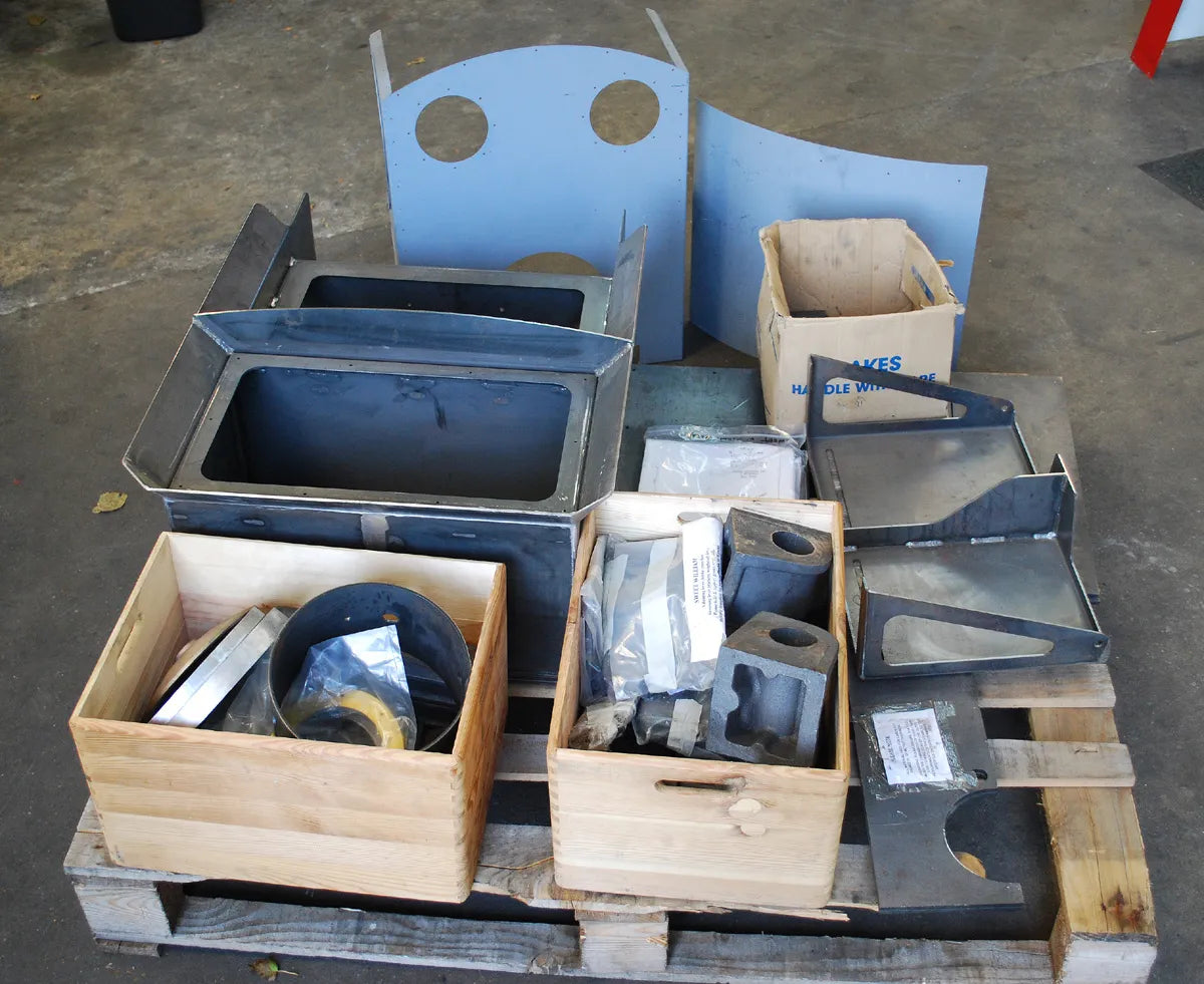 7 1/4 inch gauge "Sweet William" parts, castings