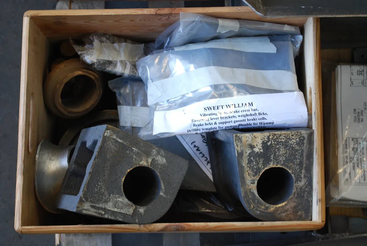 7 1/4 inch gauge "Sweet William" parts, castings
