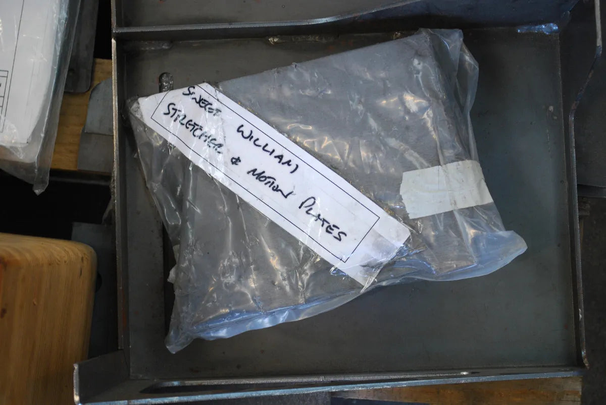 7 1/4 inch gauge "Sweet William" parts, castings