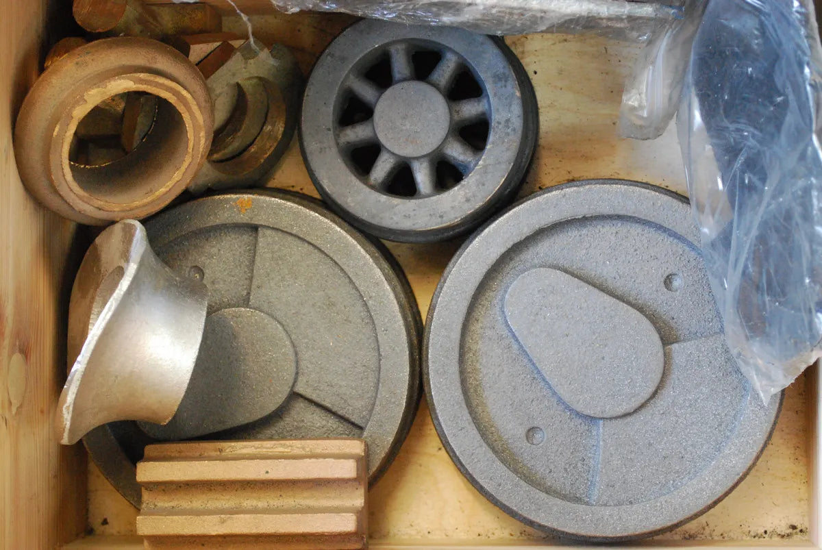 7 1/4 inch gauge "Sweet William" parts, castings