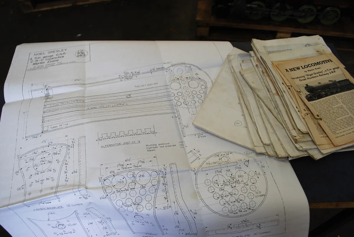5 inch gauge part-built Nigel Gresley