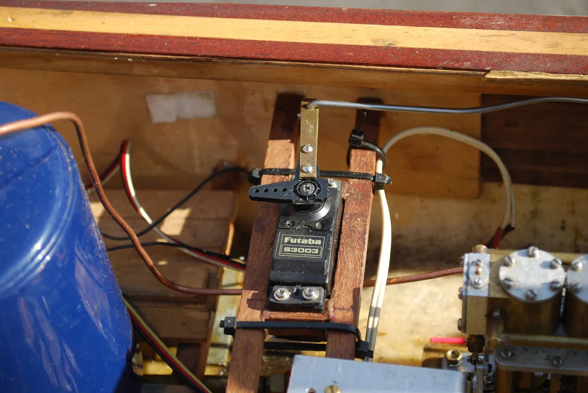 Radio-controlled steam launch