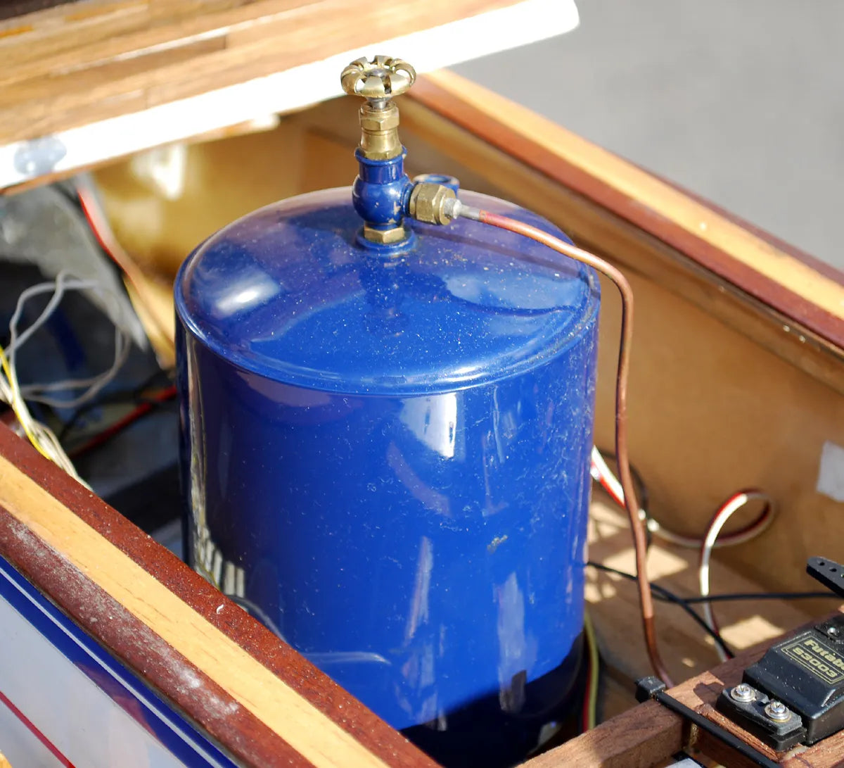 Radio-controlled steam launch