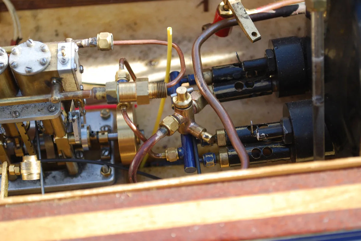 Radio-controlled steam launch