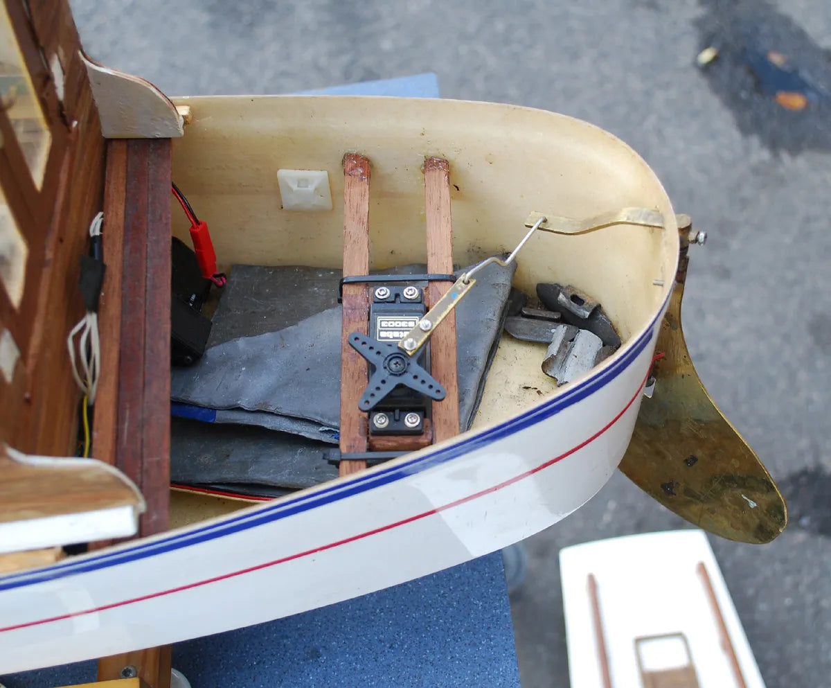Radio-controlled steam launch