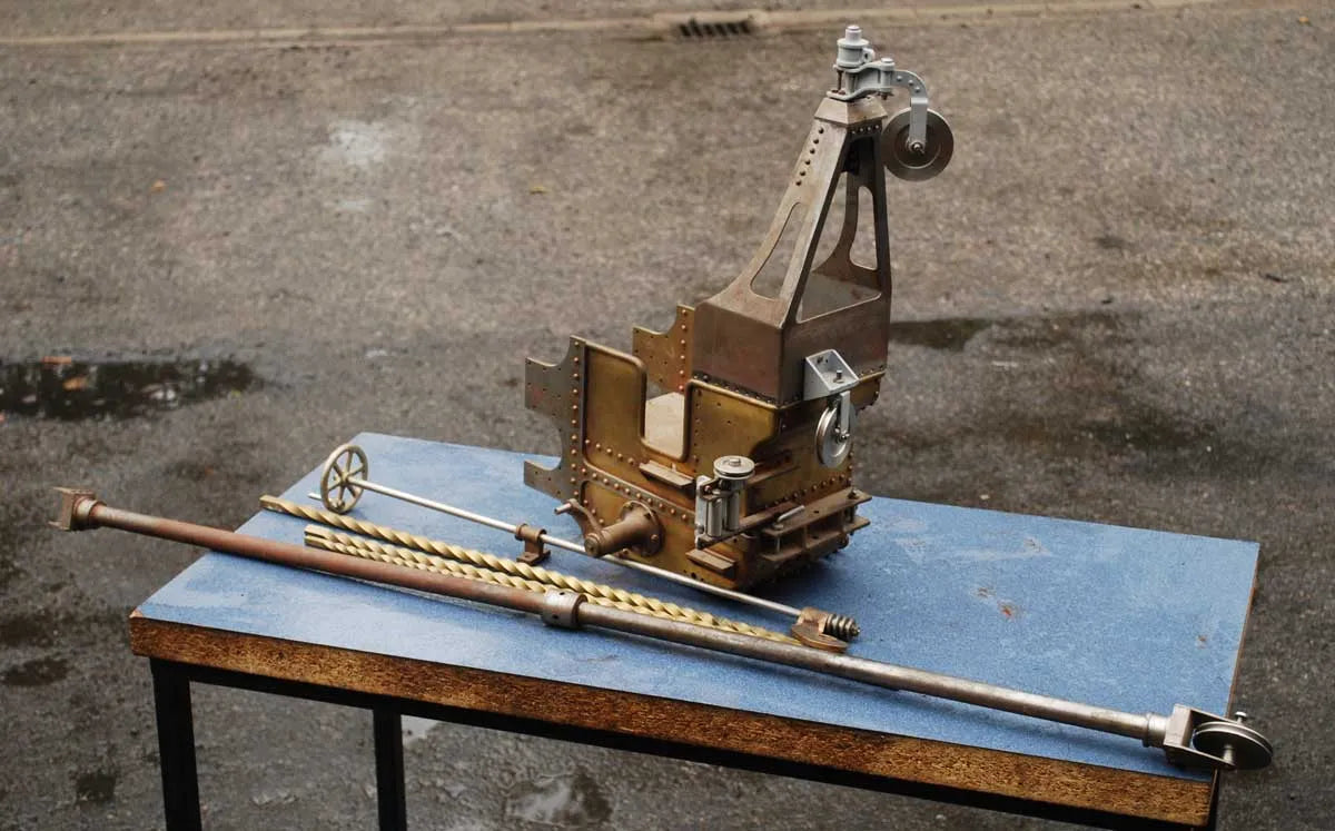 2 inch scale part-built Burrell DCC Showmans engine