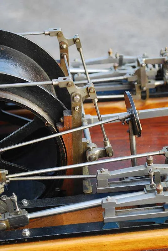 Twin cylinder colliery winding engine
